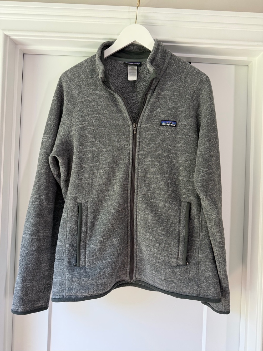 Patagonia Better Sweater Fleece Jacket Full Zip Gray Mens Medium
